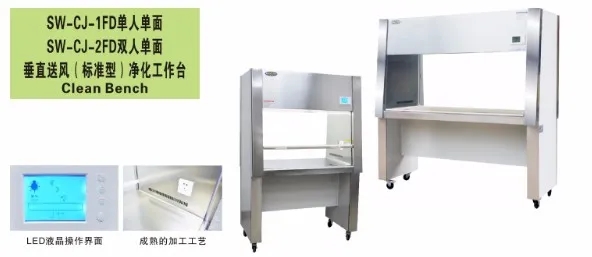 三方檢測(cè)實(shí)驗(yàn)室化驗(yàn)雙人單面垂直送風(fēng)凈化工作臺(tái)SW-CJ-2FD系列產(chǎn)品介紹(圖1)